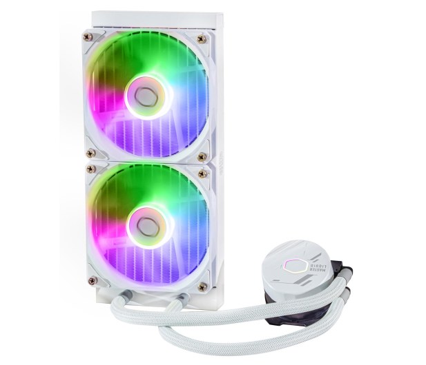 Cooler Master Masterliquid 240L Core ARGB White 2x120mm - 1145994 - zdjęcie 2